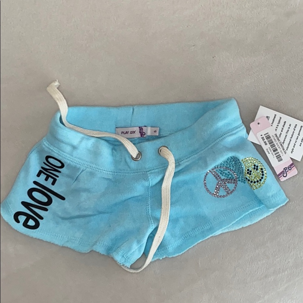 Play Six girls size 6 shorts new with tags